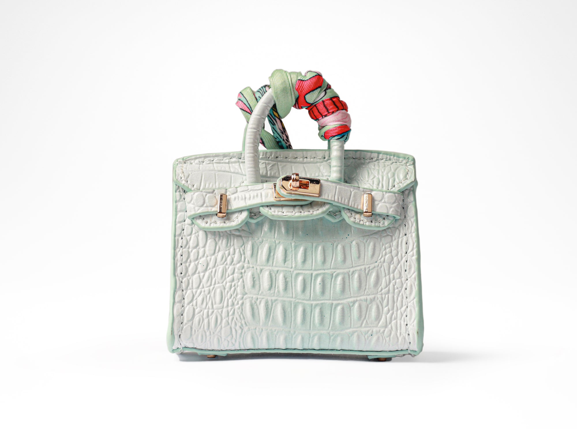 "Ice Club" - Light Blue Mini Bag Charm