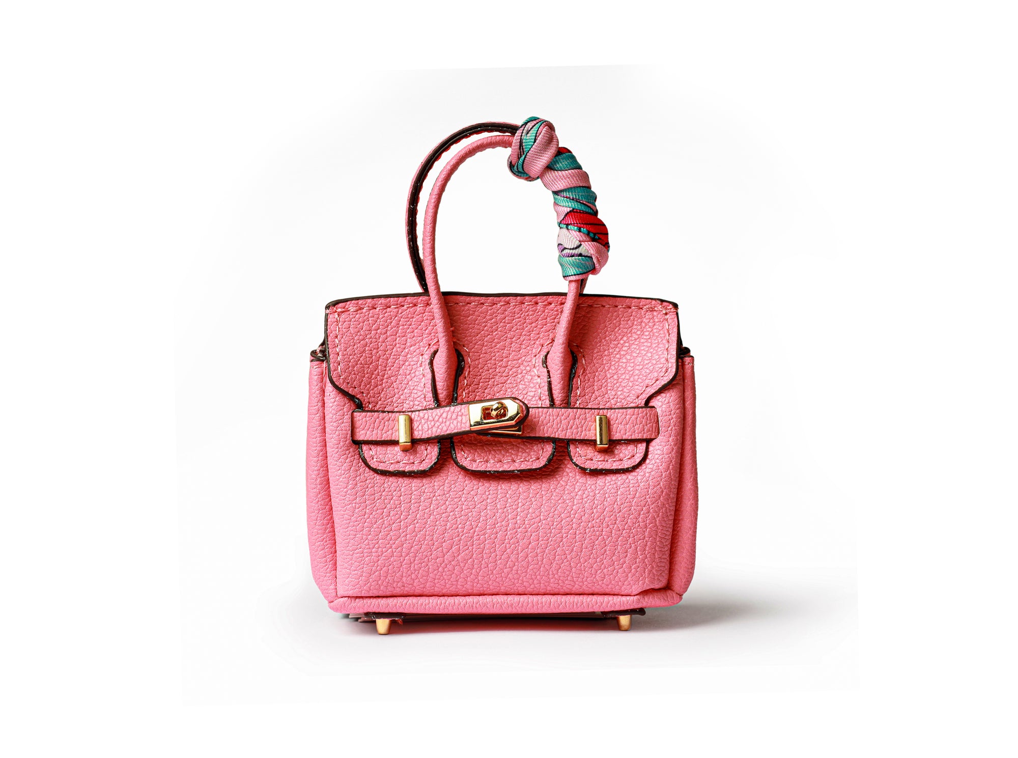 “Bubblegum Boss” - Pink Mini Bag Charm